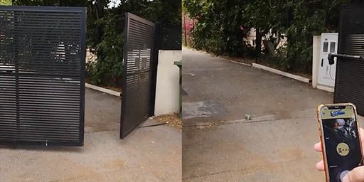 פתיחה מהטלפון בשטח